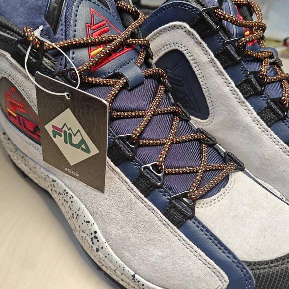 FILA GranHill 2 Outdoor Trail Sneakers New with Box Men’s Navy Grey - Picture 13 of 16